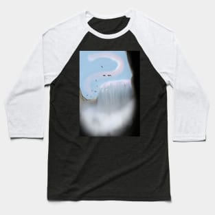 Birds @ the Waterfall Baseball T-Shirt